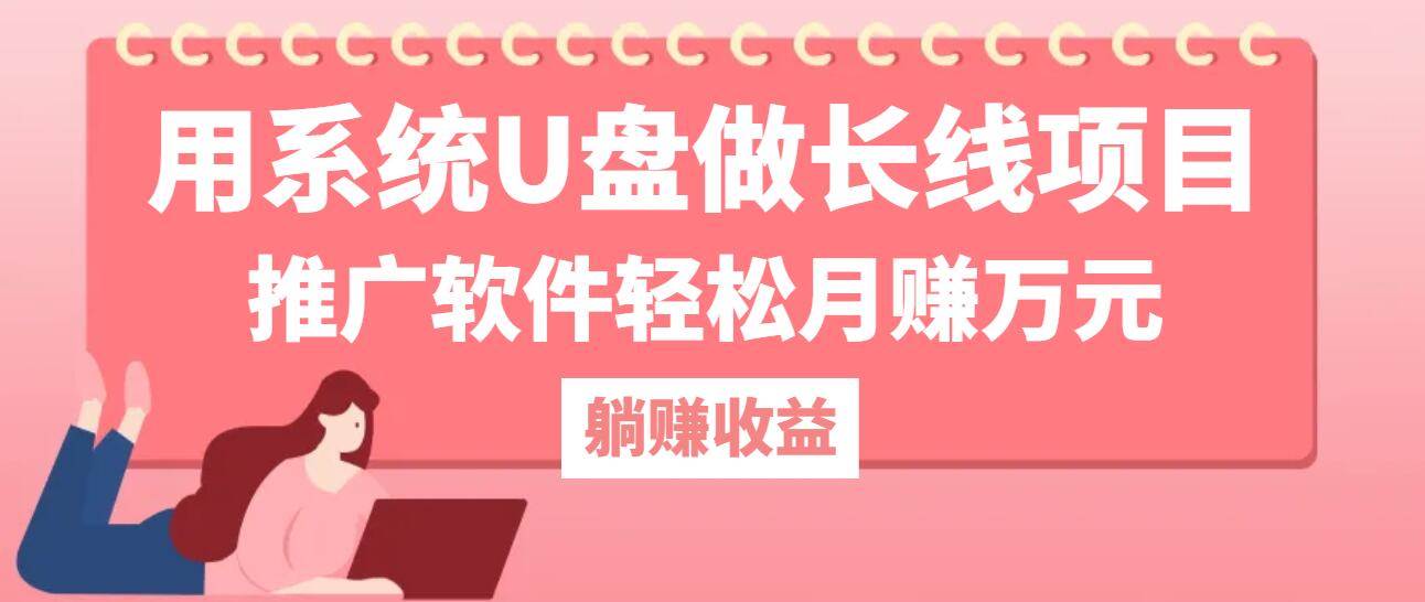 （12666期）用系统U盘做长线项目，推广软件轻松月赚万元（附制作教程+软件）插图