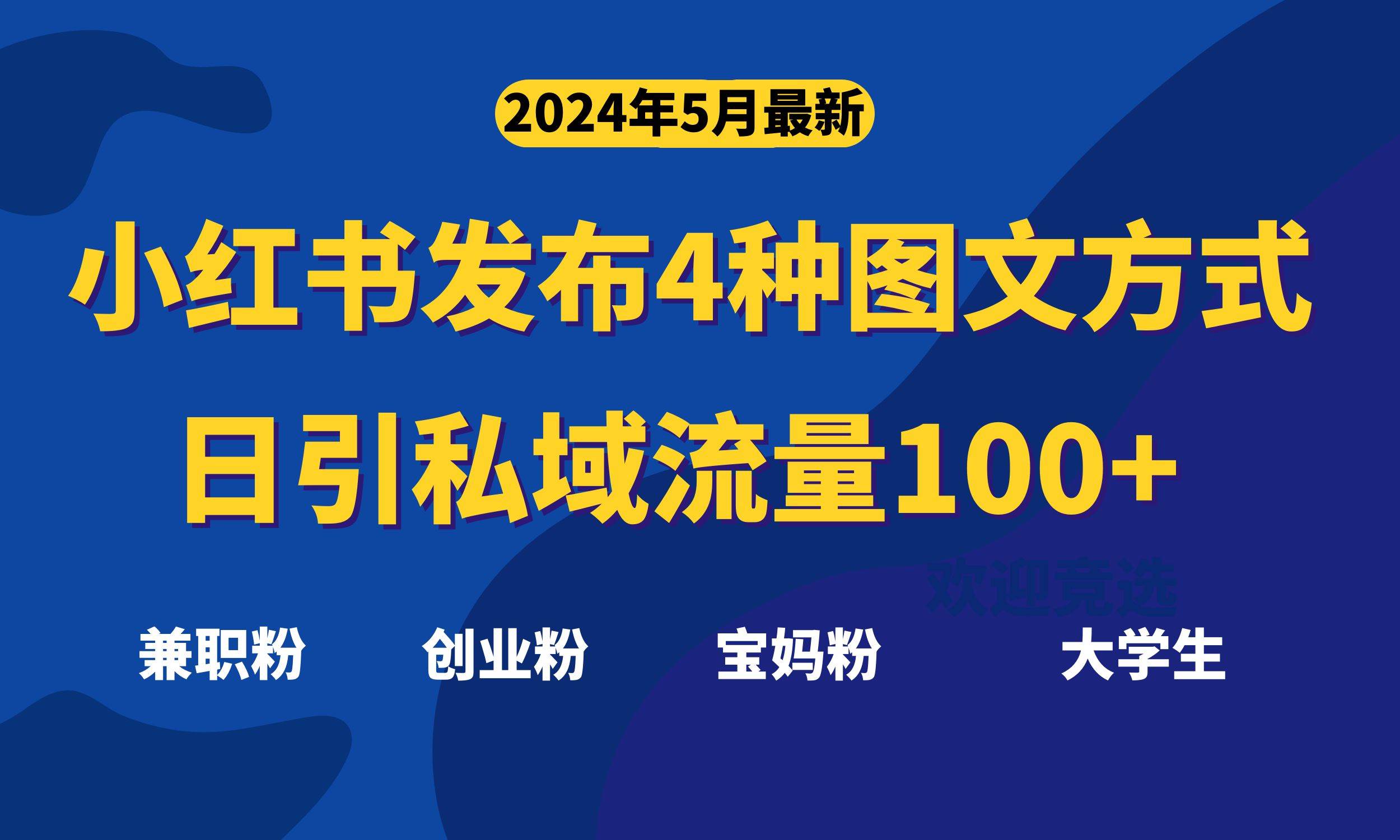 （10677期）最新小红书发布这四种图文，日引私域流量100+不成问题，插图