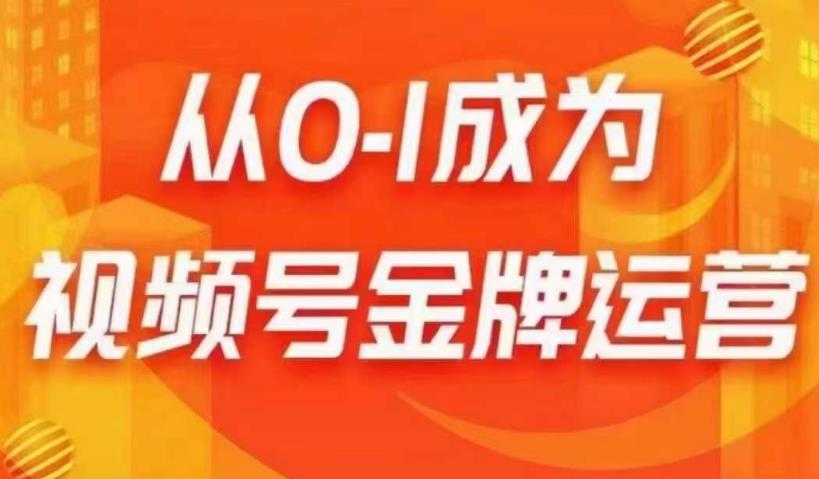 从0-1成为视频号金牌运营，微信运营/账号内容/选品组货/直播全案/起号策略，我们帮你在视频号赚到钱插图