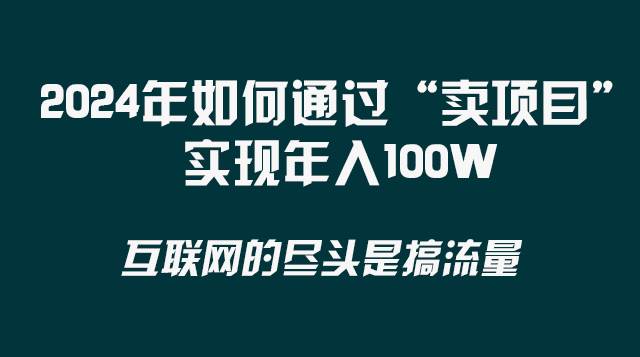 （8382期） 2024年如何通过“卖项目”实现年入100W插图1