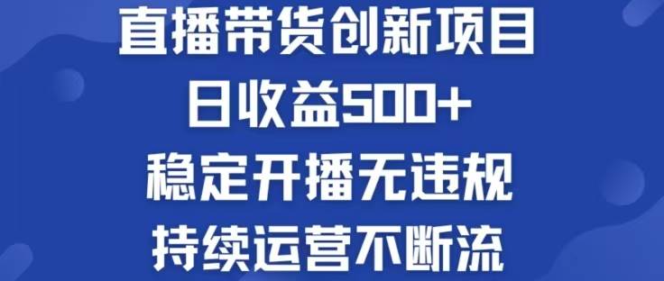 （12687期）淘宝无人直播带货创新项目，日收益500，轻松实现被动收入插图