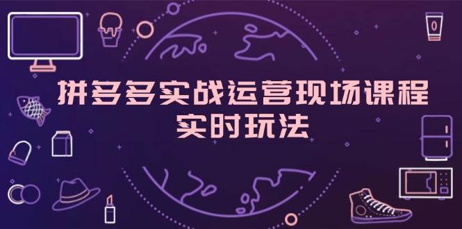 （11759期）拼多多实战运营现场课程，实时玩法，爆款打造，选品、规则解析插图