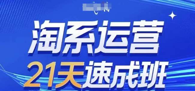 淘系运营21天速成班(更新24年7月)，0基础轻松搞定淘系运营，不做假把式插图