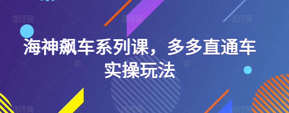 海神飙车系列课，多多直通车实操玩法插图