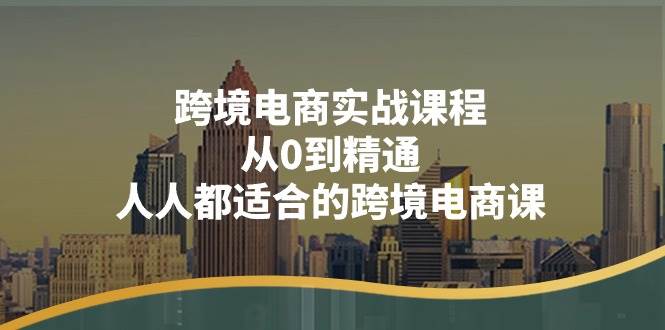 （11183期）跨境电商实战课程：从0到精通，人人都适合的跨境电商课（14节课）插图