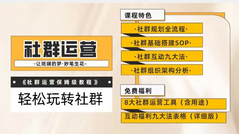 【社群运营】保姆式教程：九大互动法，八款社群运营工具助你轻松玩转社群【揭秘】插图