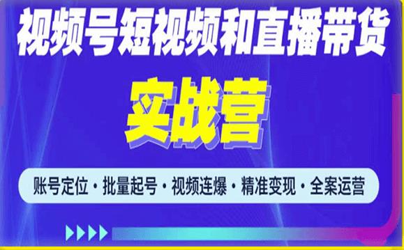 2023最新微信视频号引流和变现全套运营实战课程，小白也能玩转视频号短视频和直播运营插图