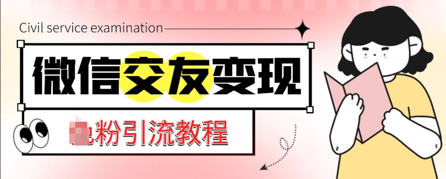 微信交友变现项目，吸引全网LSP男粉精准变现，小白也能轻松上手，日入500+插图