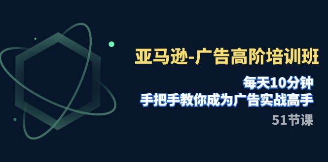 （7739期）亚马逊-广告高阶培训班，每天10分钟，手把手教你成为广告实战高手（51节）插图