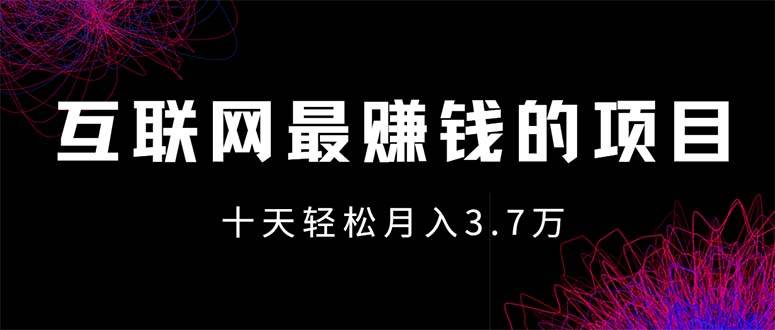 （12396期）互联网最赚钱的项目没有之一，轻松月入7万+，团队最新项目插图