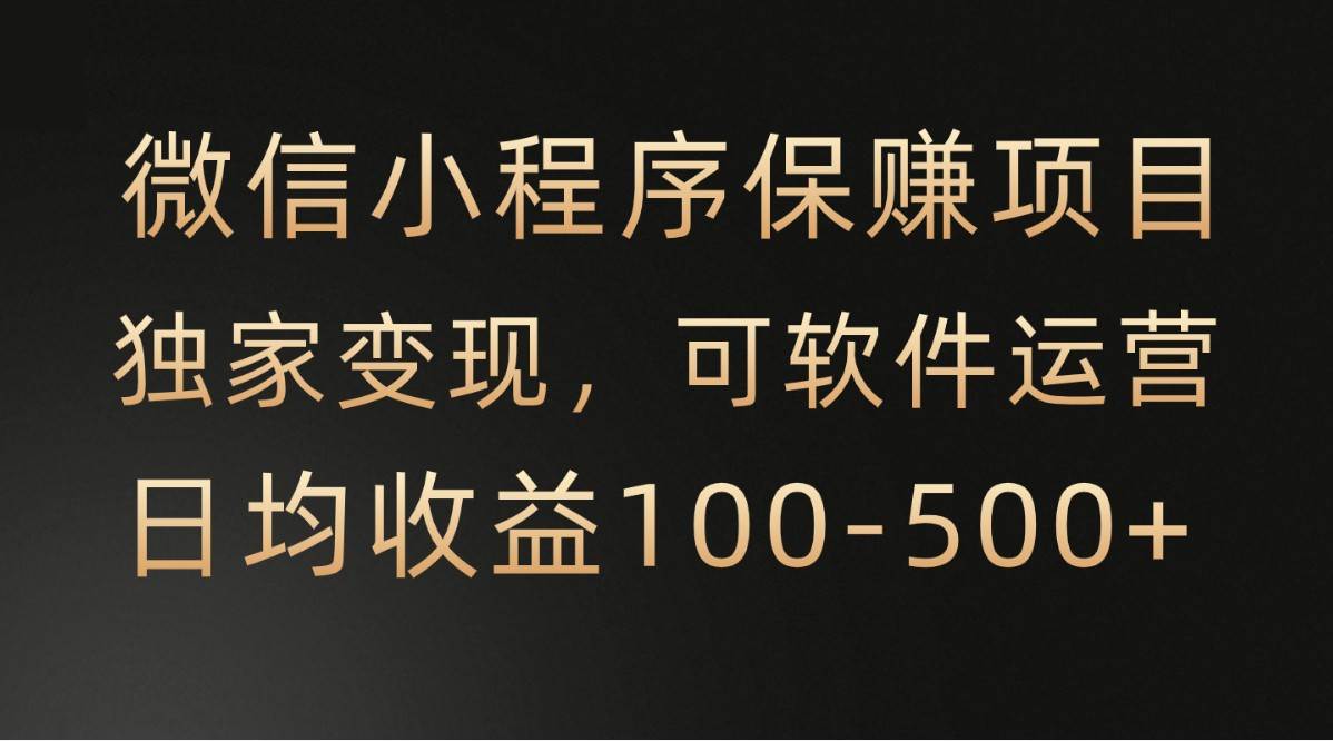 腾讯官方项目，可软件自动运营，稳定有保障，时间自由，永久售后，日均收益100-500+插图