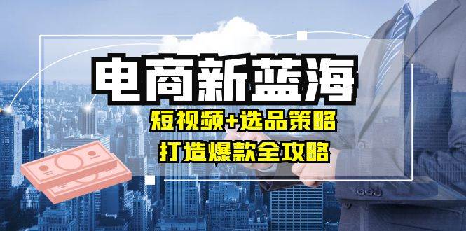 （12677期）商家必看电商新蓝海：短视频+选品策略，打造爆款全攻略，月入10w+插图