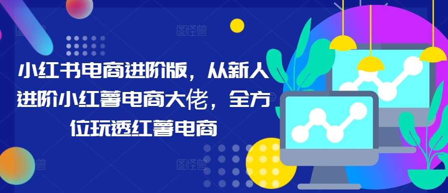 小红书电商进阶版，从新人进阶小红薯电商大佬，全方位玩透红薯电商插图