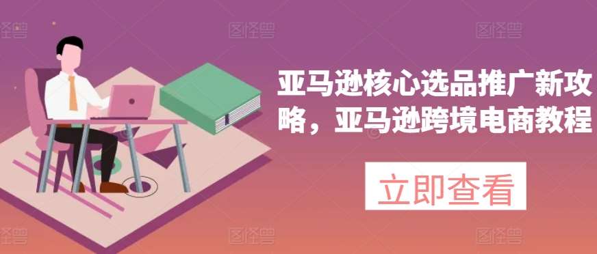 亚马逊核心选品推广新攻略，亚马逊跨境电商教程插图