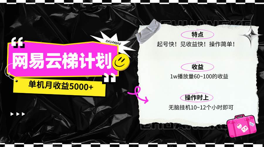 （10063期）最新网易云梯计划网页版，单机月收益5000+！可放大操作插图