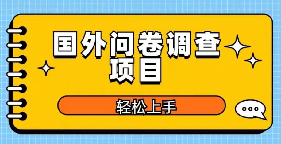 国外问卷调查项目，日入300+，在家赚美金【揭秘】插图