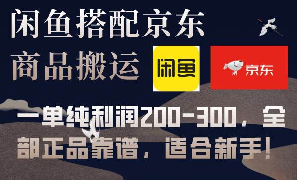 （7892期）闲鱼搭配京东备份库搬运，一单纯利润200-300，全部正品靠谱，适合新手！插图