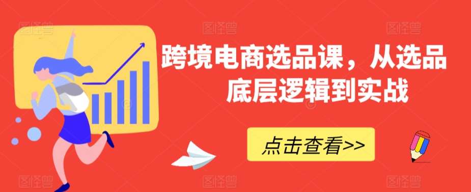 跨境电商选品课，从选品到底层逻辑到实战插图