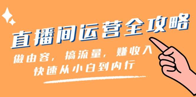 直播间运营全攻略：做由容，搞流量，赚收入一快速从小白到内行（46节课）插图