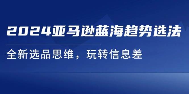 （11703期）2024亚马逊蓝海趋势选法，全新选品思维，玩转信息差插图