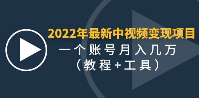 2022年最新中视频变现最稳最长期的项目（教程+工具）插图