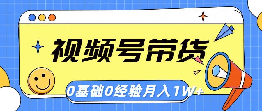 （10723期）视频号轻创业带货，零基础，零经验，月入1w+插图