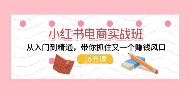 （11533期）小红书电商实战班，从入门到精通，带你抓住又一个赚钱风口（16节）插图