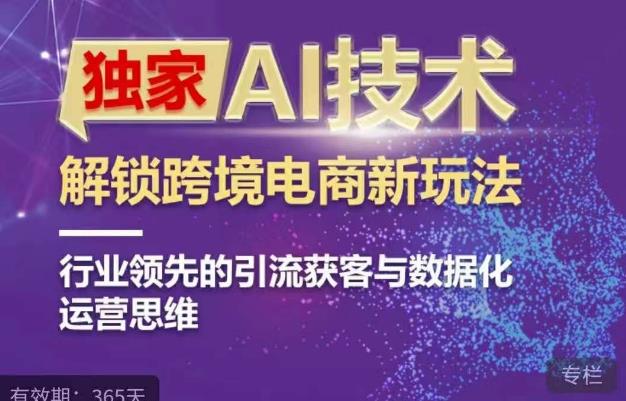 独家AI技术&ChatGPT解锁跨境电商新玩法，行业领先的引流获客与数据化运营思维插图