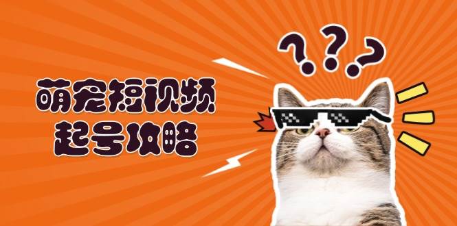 （13135期）萌宠-短视频起号攻略：定位搭建推流全解析，助力新手轻松打造爆款插图