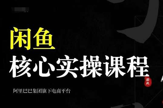 2024闲鱼核心实操课程，从养号、选品、发布、销售，教你做一个出单的闲鱼号插图